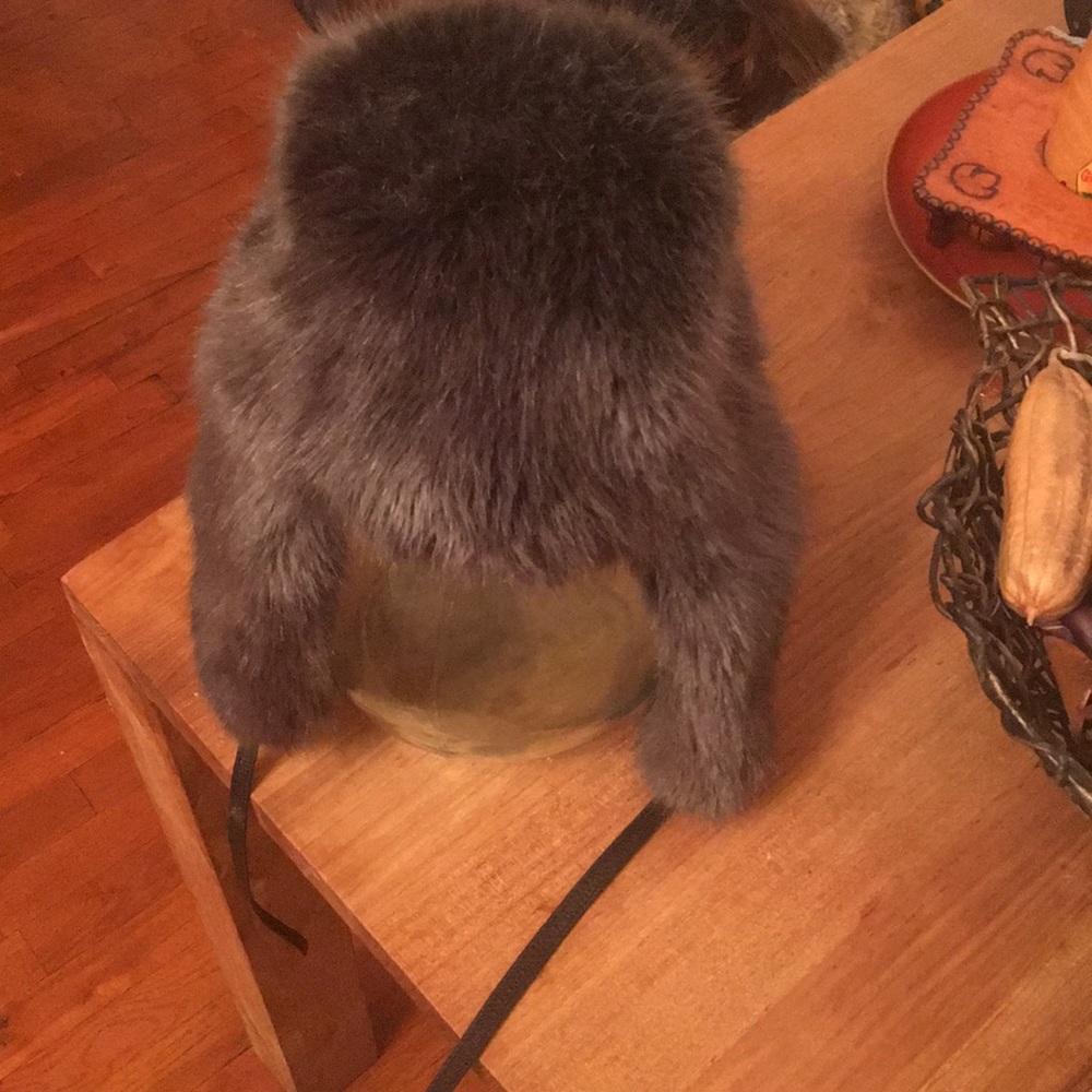 Faux fur trapper hat from Banana Republic